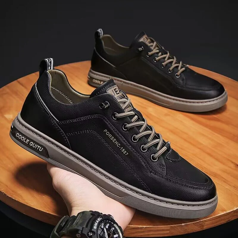 Herren Sportschuhe mit atmungsaktivem Leder und dämpfender Sohle Heidi Mode - Image 3