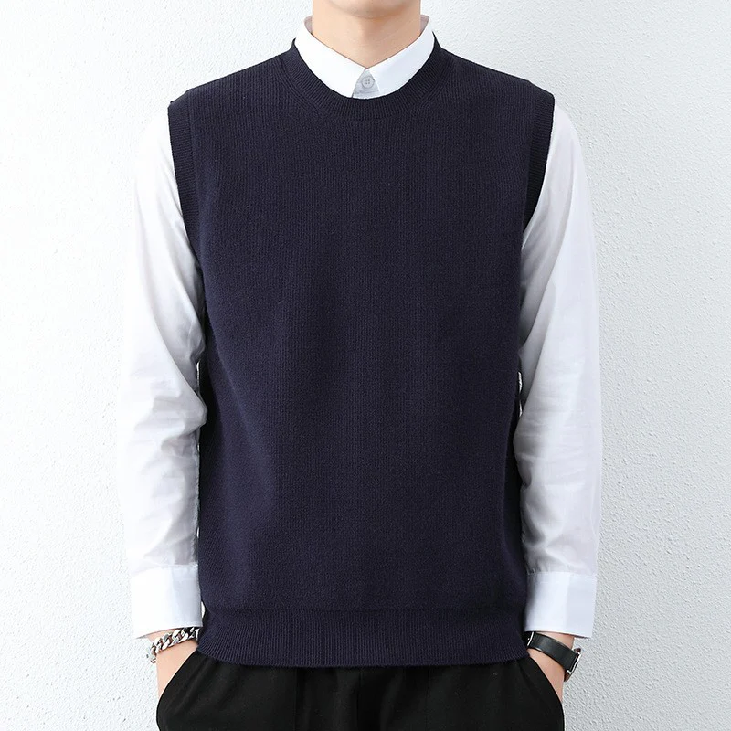 Herren Strickweste mit modernem Feinstrickmuster und bequemer Passform Heidi-Mode - Image 6