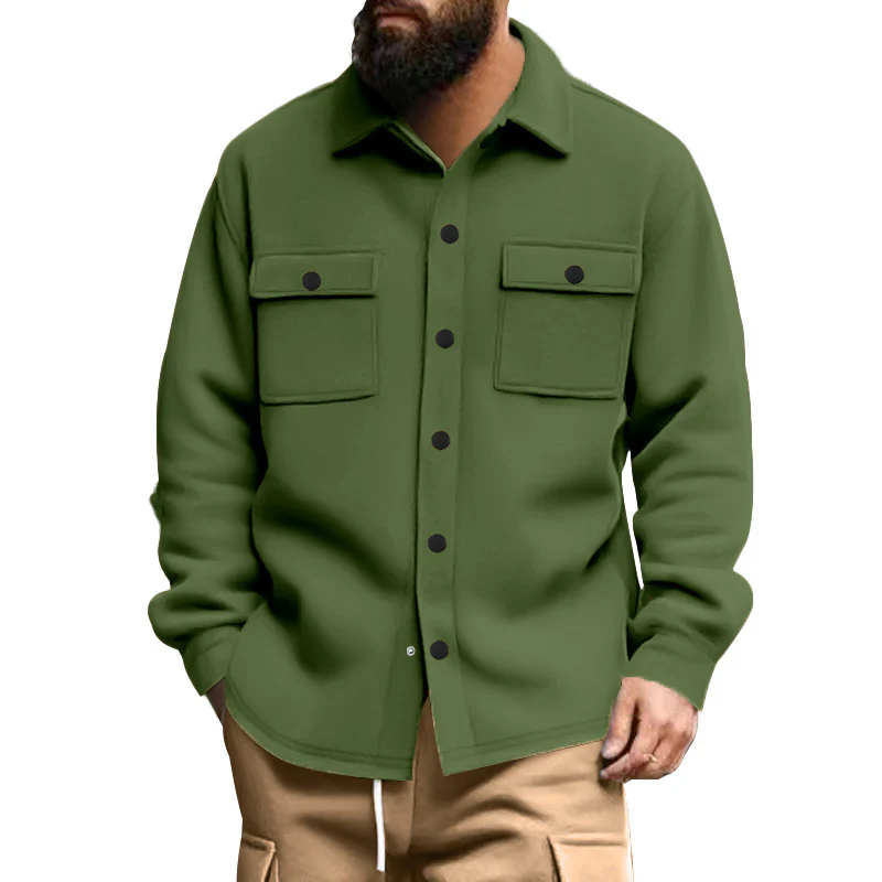 Herren strukturierte Arbeitsjacke mit praktischen Taschen Heidi-Mode - Image 7
