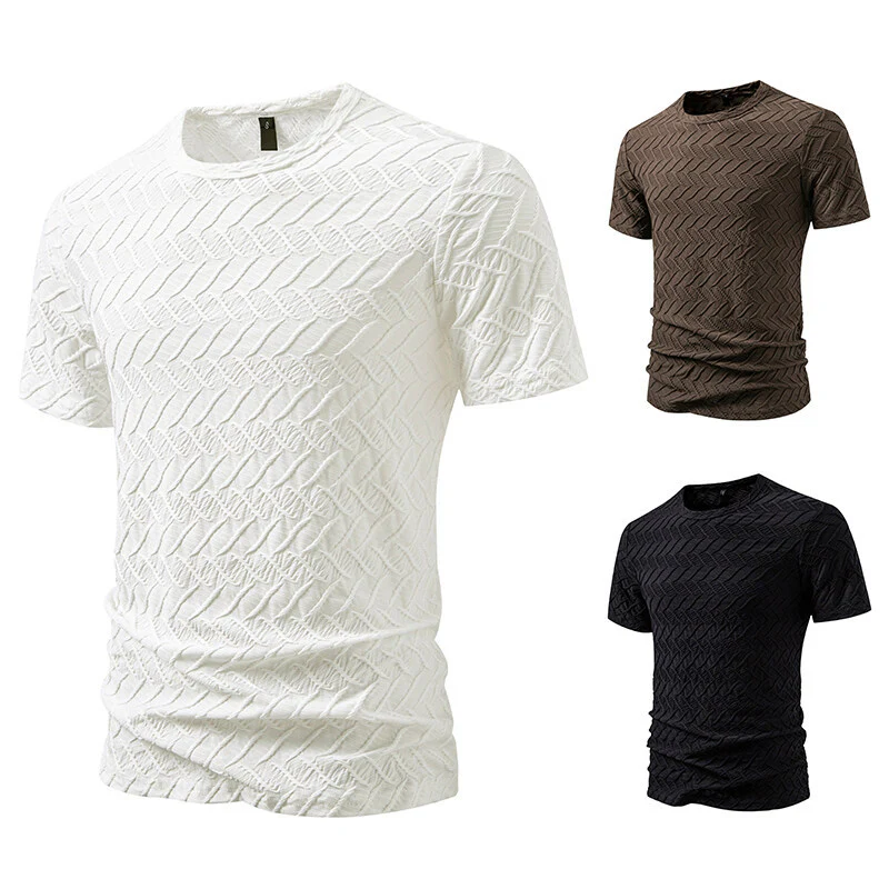 Herren Strukturiertes Kurzarmshirt mit modernem Design Heidi-Mode - Image 2