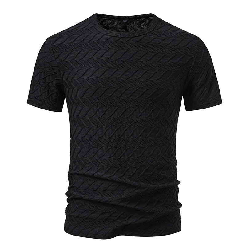 Herren Strukturiertes Kurzarmshirt mit modernem Design Heidi-Mode - Image 6
