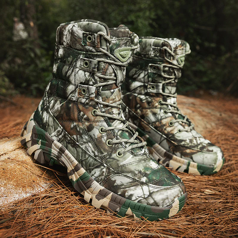 Herren taktische Stiefel mit rutschfester Sohle und verstärktem Knöchelschutz Heidi Mode - Image 3