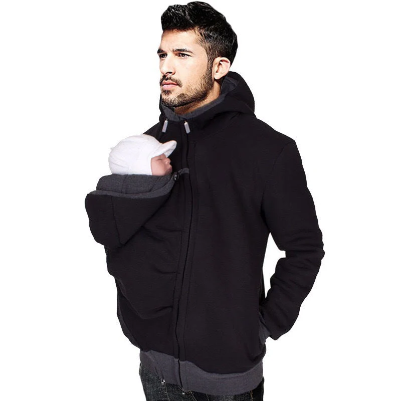 Herren Tragbare Jacke mit Baby-Tragefunktion Heidi-Mode - Image 4