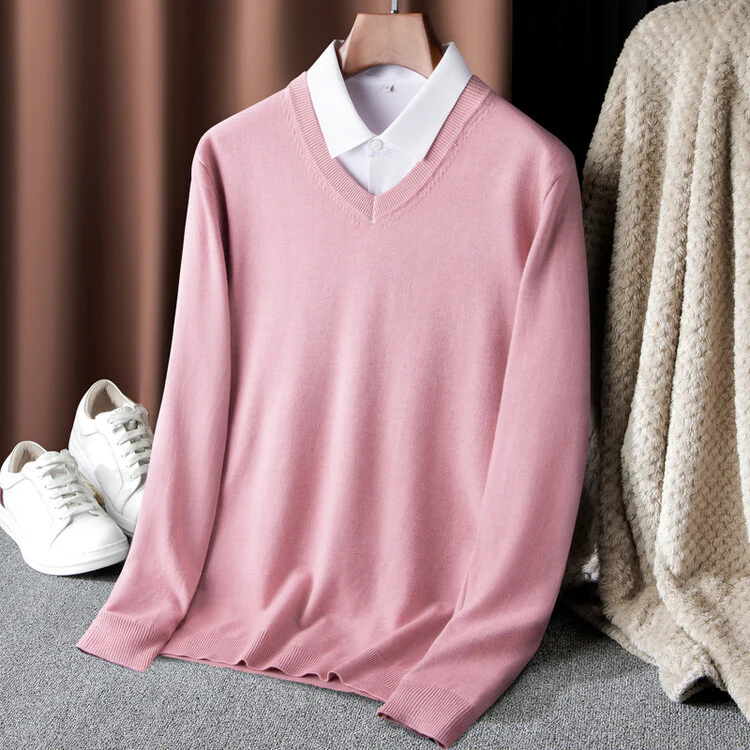Herren V-Ausschnitt Pullover Heidi-Mode - Image 6