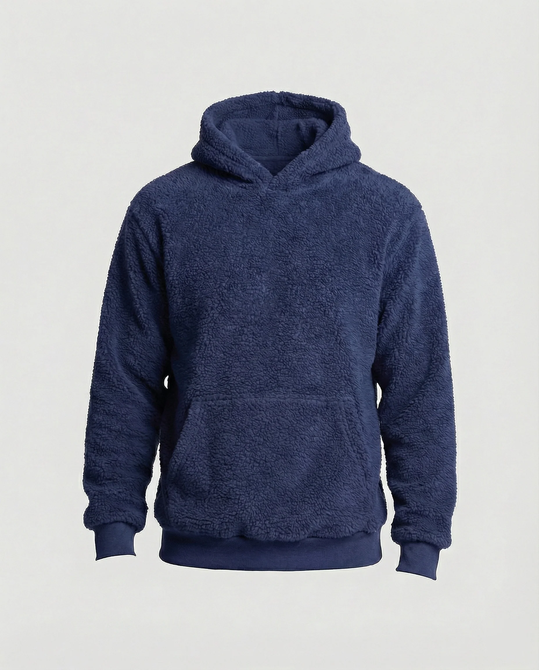 Teddy Pullover Herren weich mit praktischen Taschen - Image 4