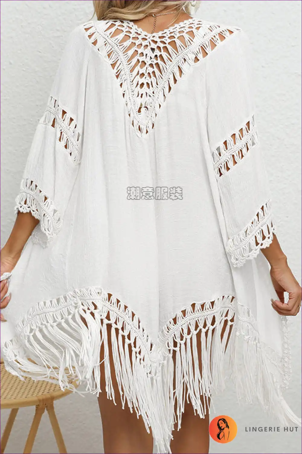 Heidi-Mode | Häkel-Tassel Strandcardigan - Bohemian Sonnenschutz mit Stil - Image 2
