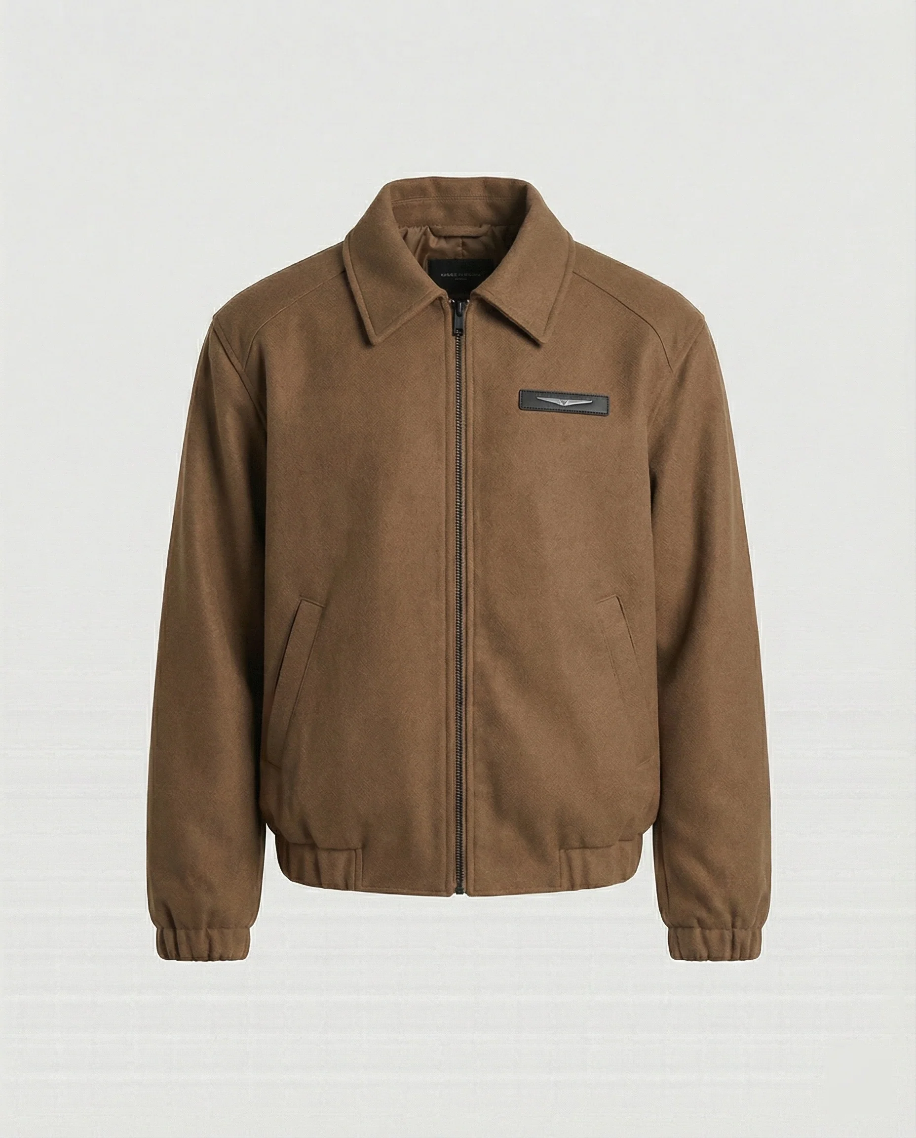 Khaki Herren Freizeitjacke American Vintage Style Herbst Jacke Bomberjacke - Image 6