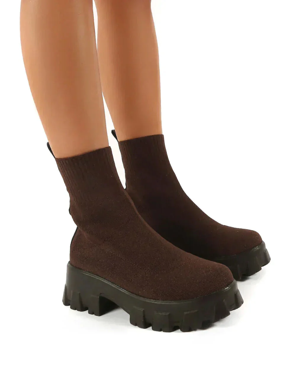 Stiefeletten - Chunky - Plattform - Sockenschuhe - Damenstiefel Heidi Mode - Image 2