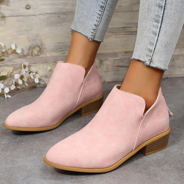 Stiefeletten - Freizeit-Stiefeletten mit niedrigem Absatz für Damen Heidi Mode - Image 2