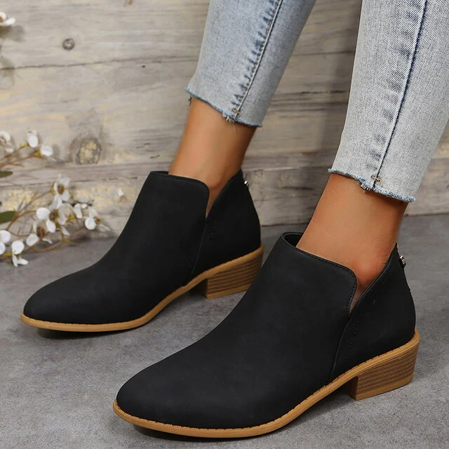 Stiefeletten - Freizeit-Stiefeletten mit niedrigem Absatz für Damen Heidi Mode - Image 3