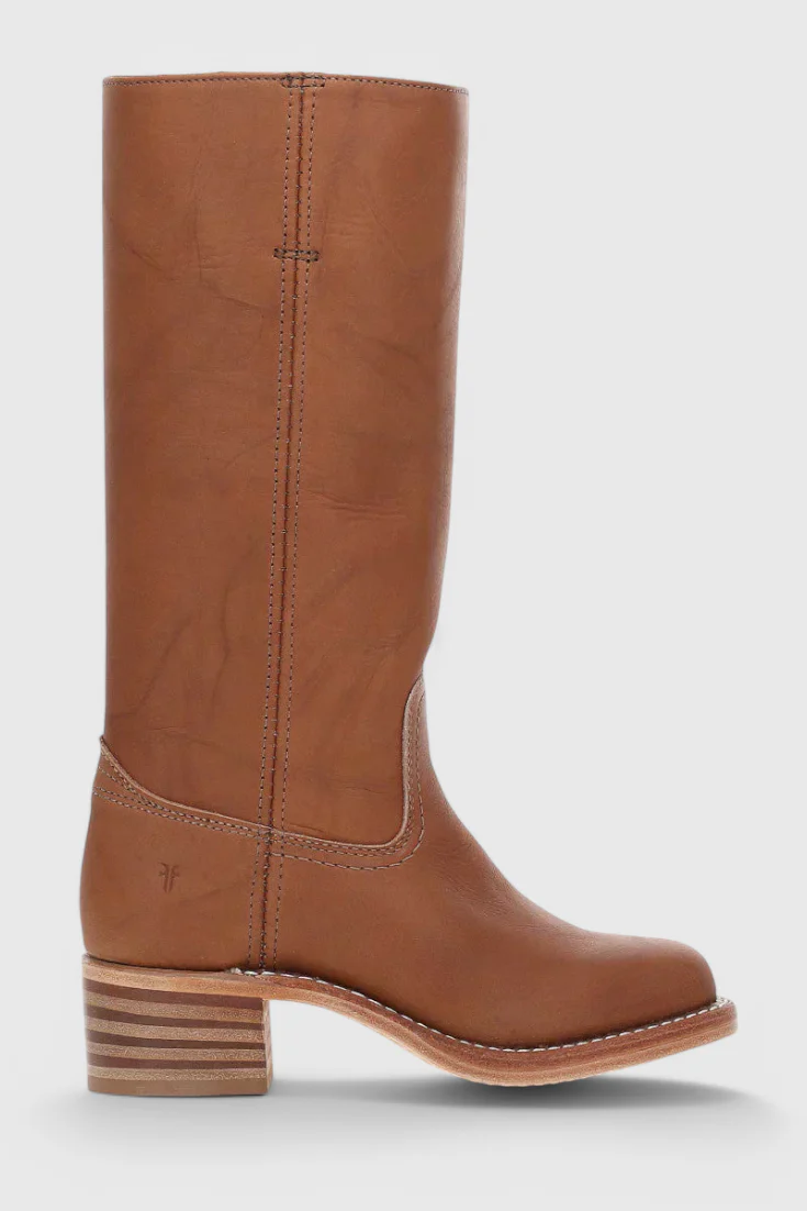 Knielange Stiefel - Damen Weite Wade Stiefel mit Blockabsatz Heidi Mode - Image 2