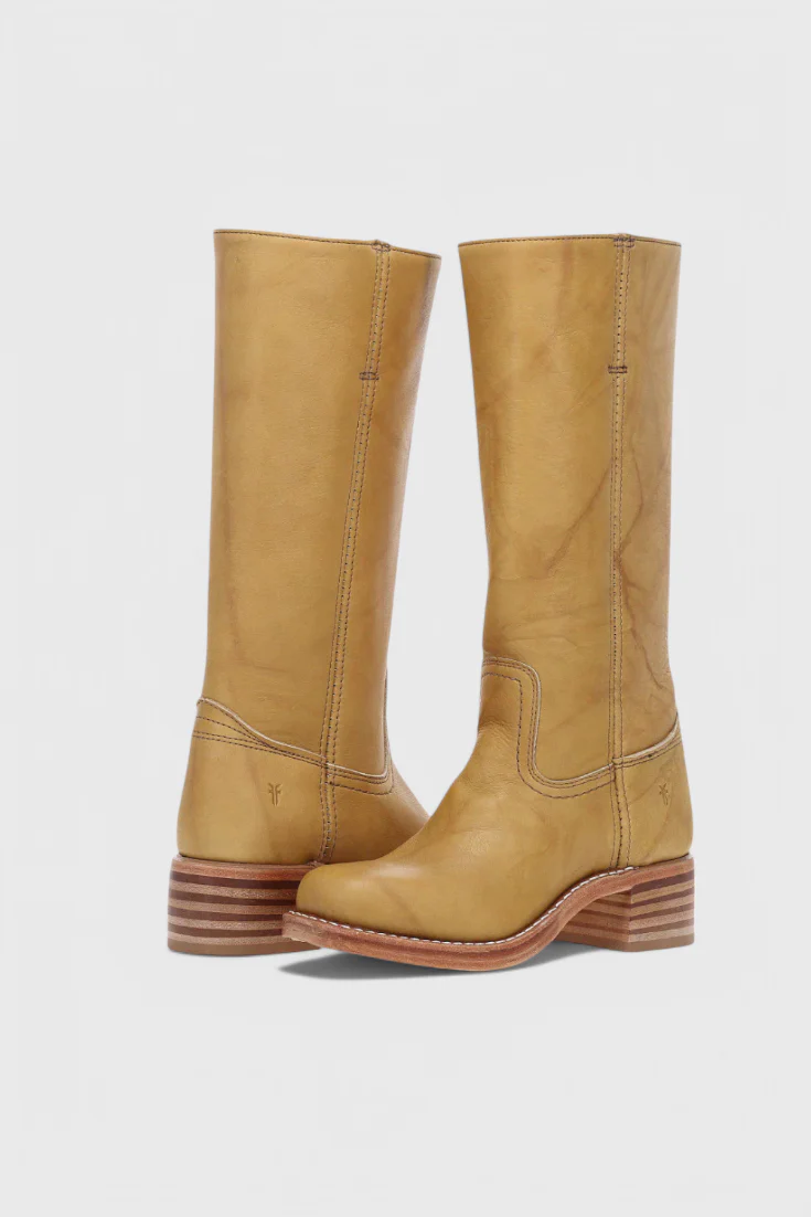 Knielange Stiefel - Damen Weite Wade Stiefel mit Blockabsatz Heidi Mode - Image 20