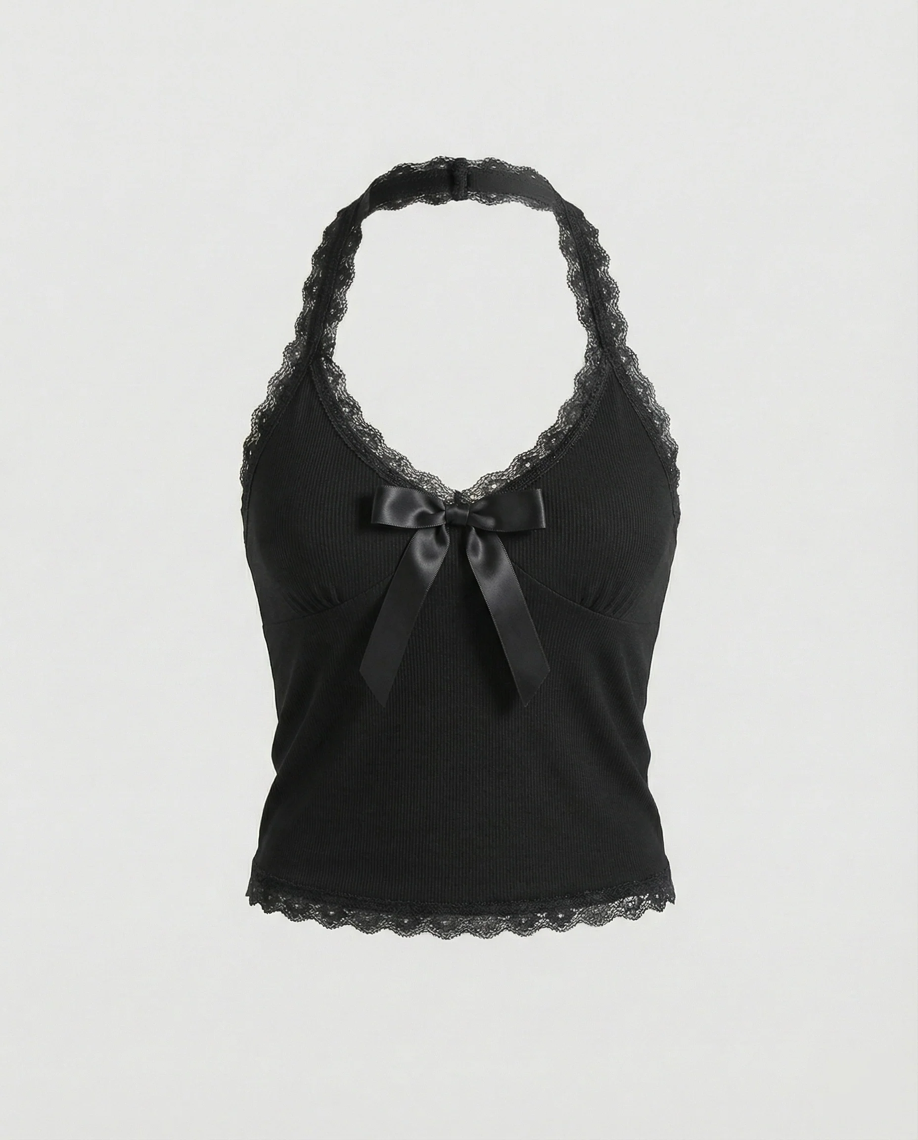 Kurzes Damen Spitzen-Top Sexy Träger-Weste Sommer Style - Image 7