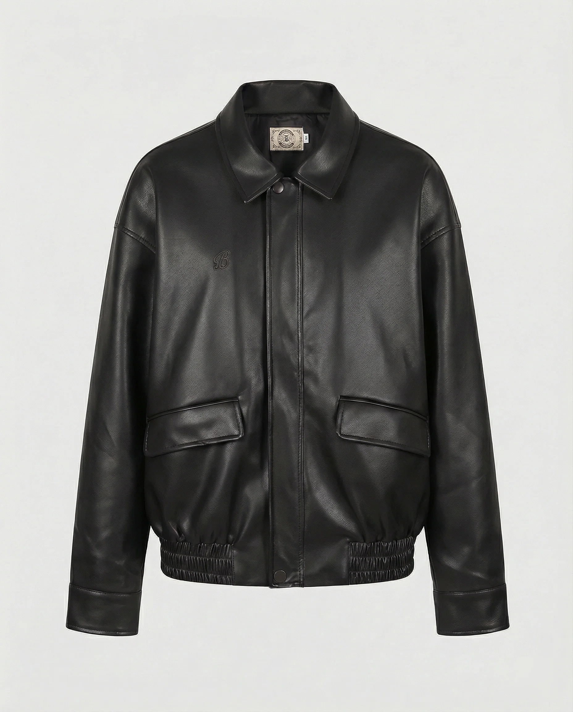 Lässige American Style Oversize PU-Lederjacke für Damen Herbst - Image 5