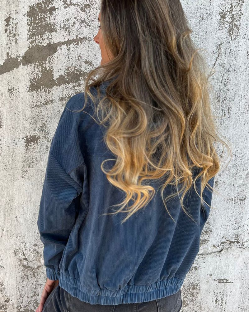 Heidi-Mode | leichte Cord-Jacke mit Kapuze für Damen - Image 2