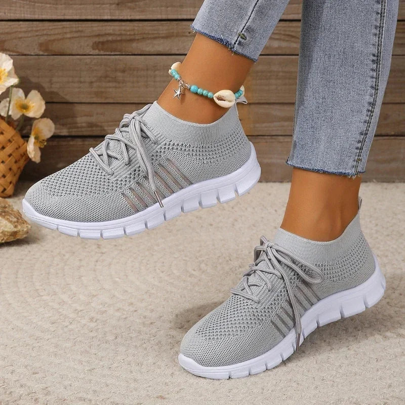 Frauen Freizeit Sneaker Atmungsaktives Netz Heidi Mode - Image 10