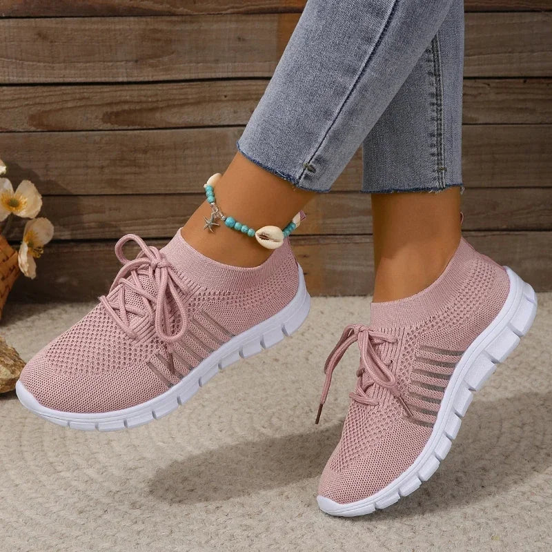 Frauen Freizeit Sneaker Atmungsaktives Netz Heidi Mode - Image 8
