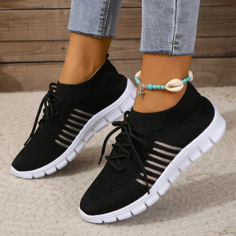 Frauen Freizeit Sneaker Atmungsaktives Netz Heidi Mode - Image 9