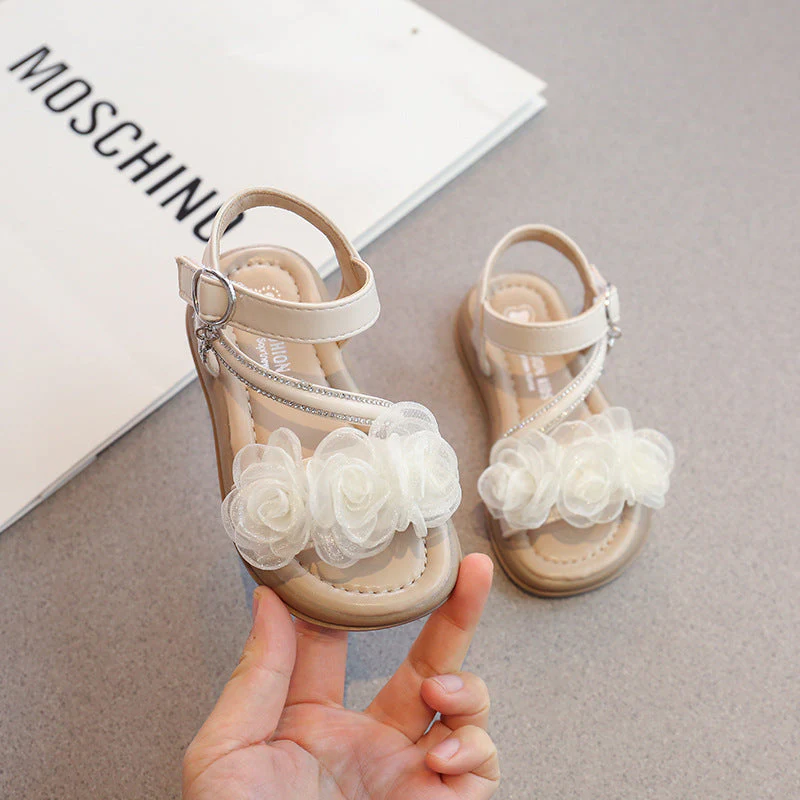 Mädchen Floral Verzierte Komfort Sandalen Heidi-Mode - Image 7