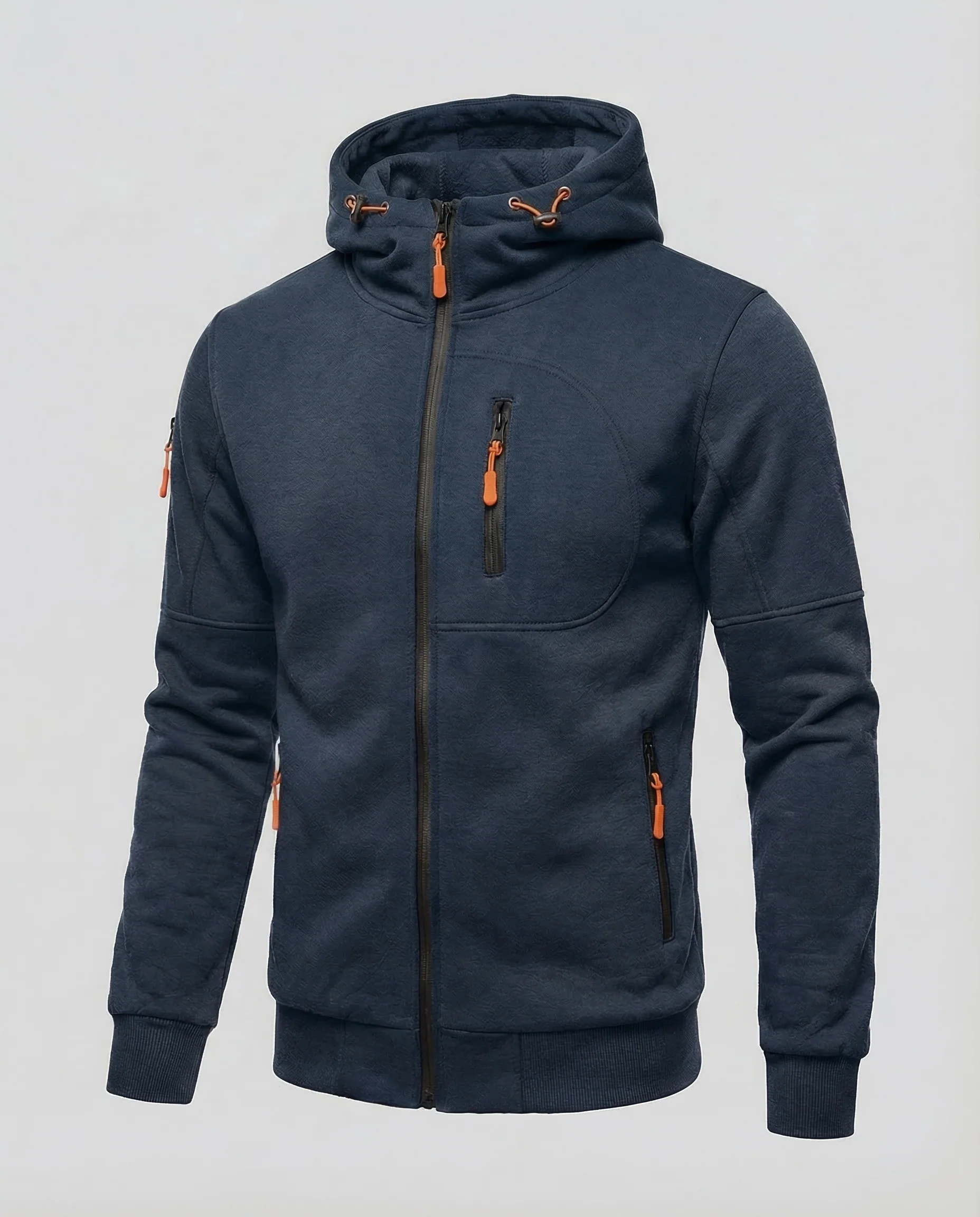Herren Polyester Hoodie mit Reißverschluss | Heidi-Mode - Image 12