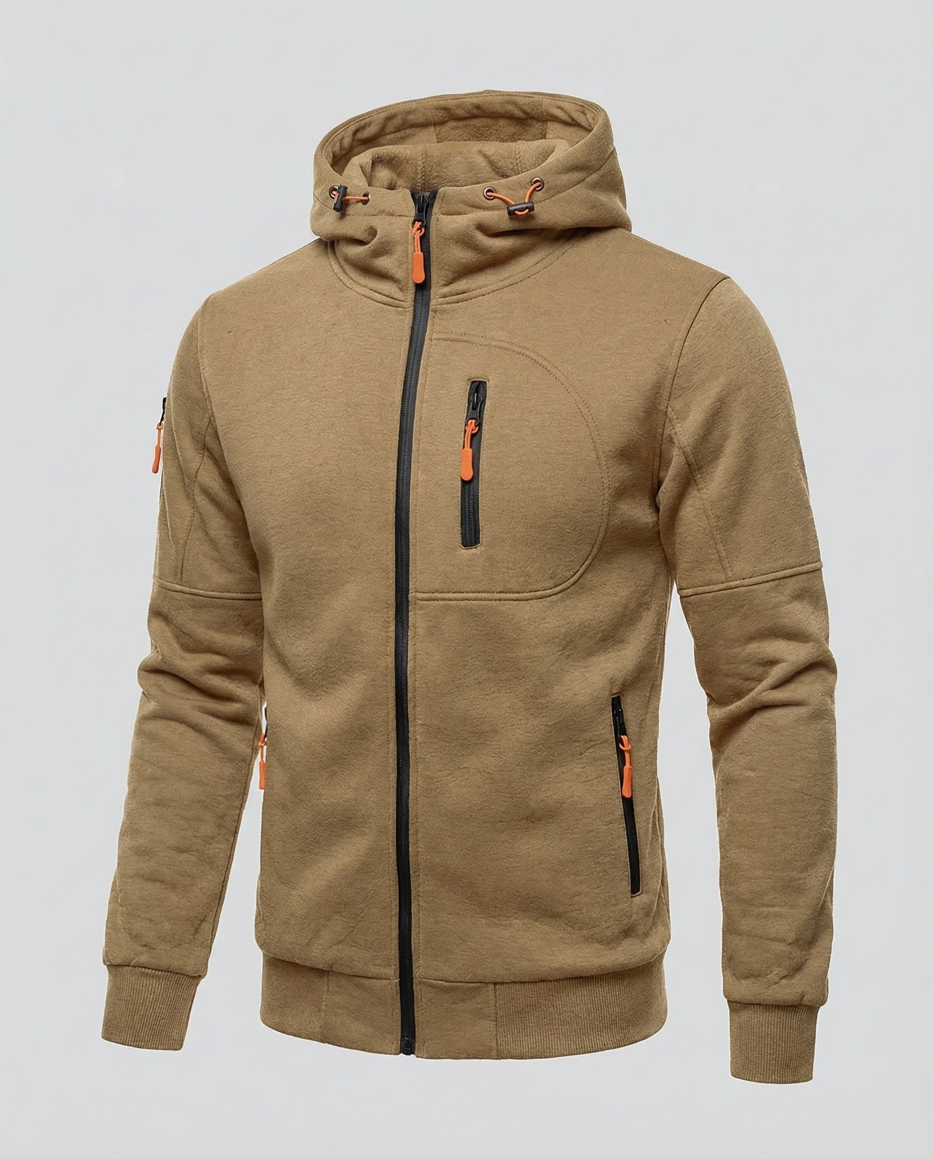 Herren Polyester Hoodie mit Reißverschluss | Heidi-Mode - Image 5