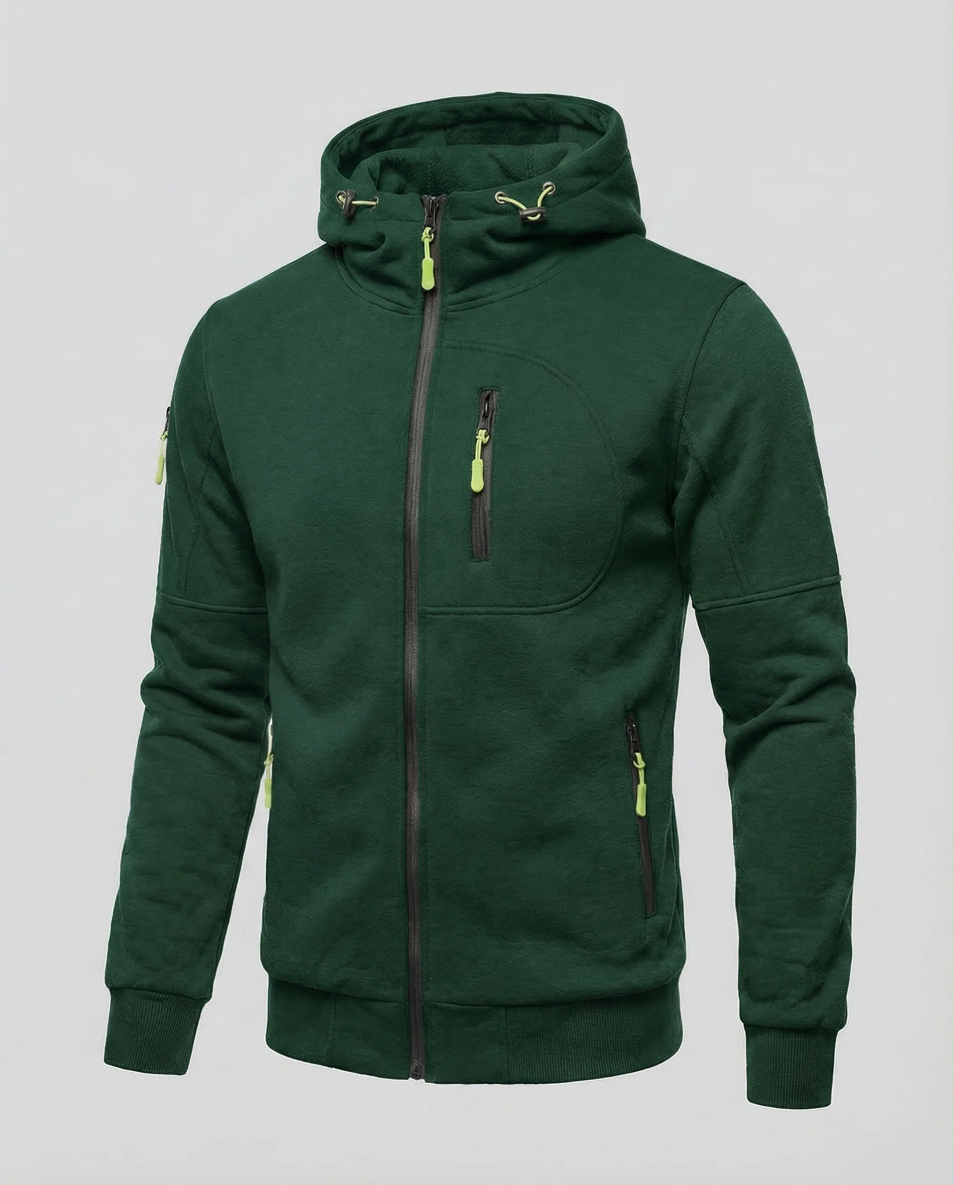 Herren Polyester Hoodie mit Reißverschluss | Heidi-Mode - Image 9
