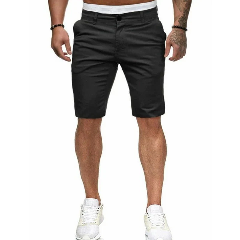 Herren Chino Stil Freizeit Shorts Heidi-Mode - Image 4