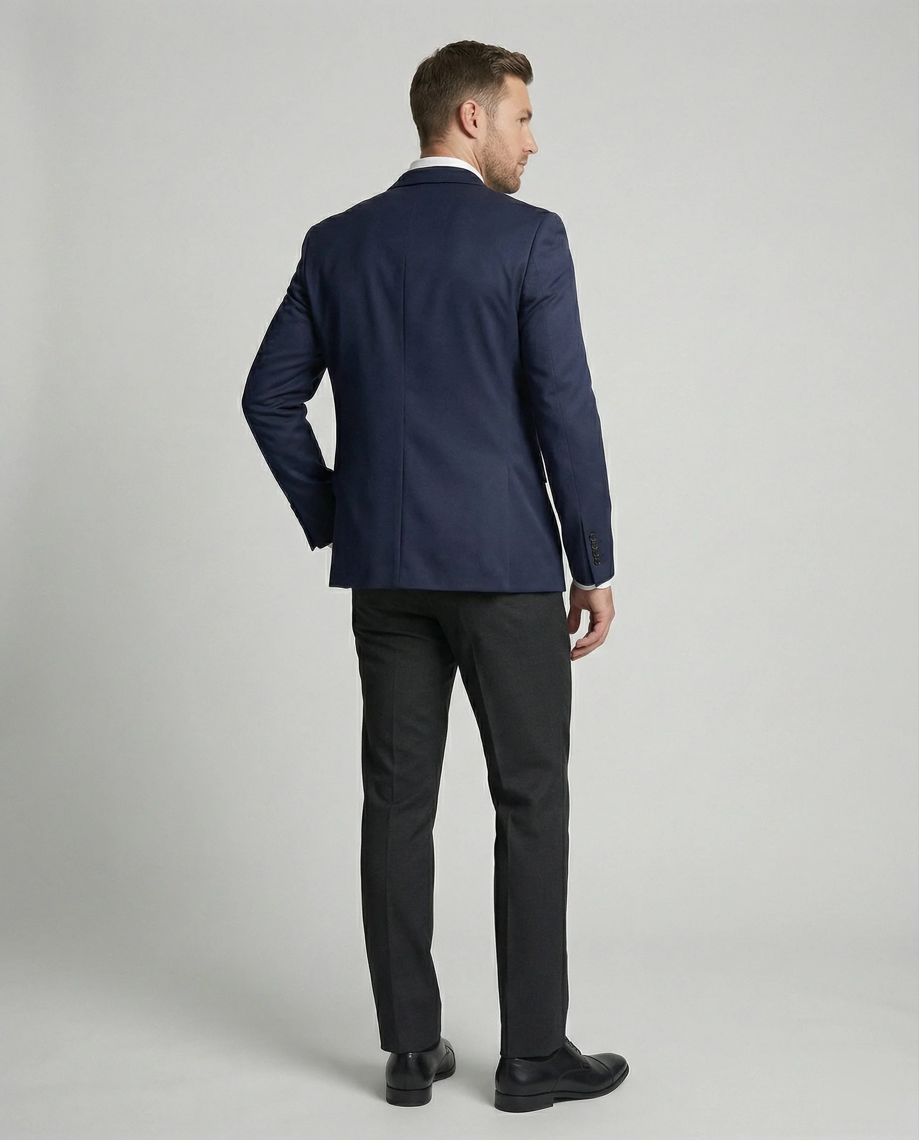 Modische Elegante Herrenjacke Satin - Image 4