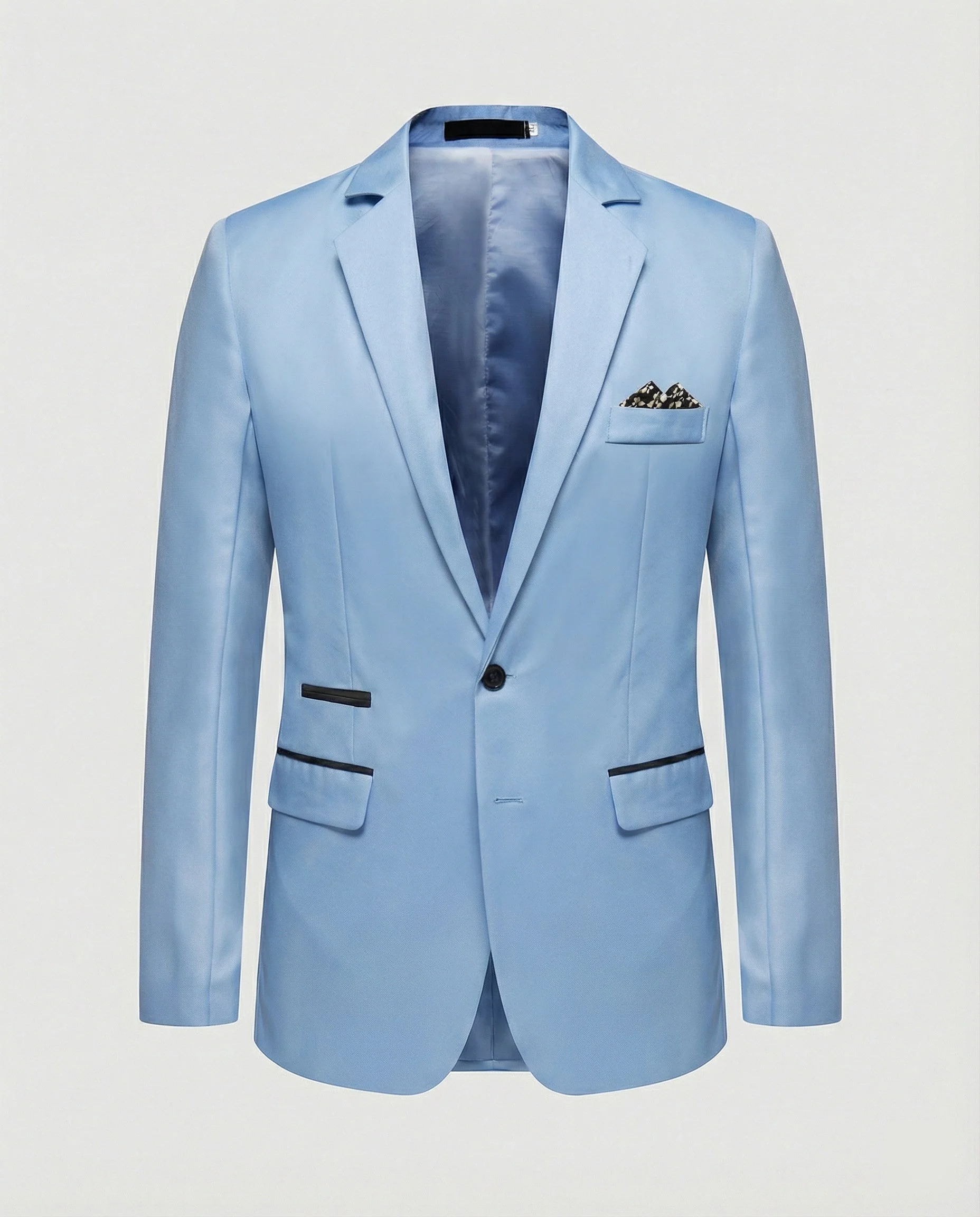 Modische Elegante Herrenjacke Satin - Image 7