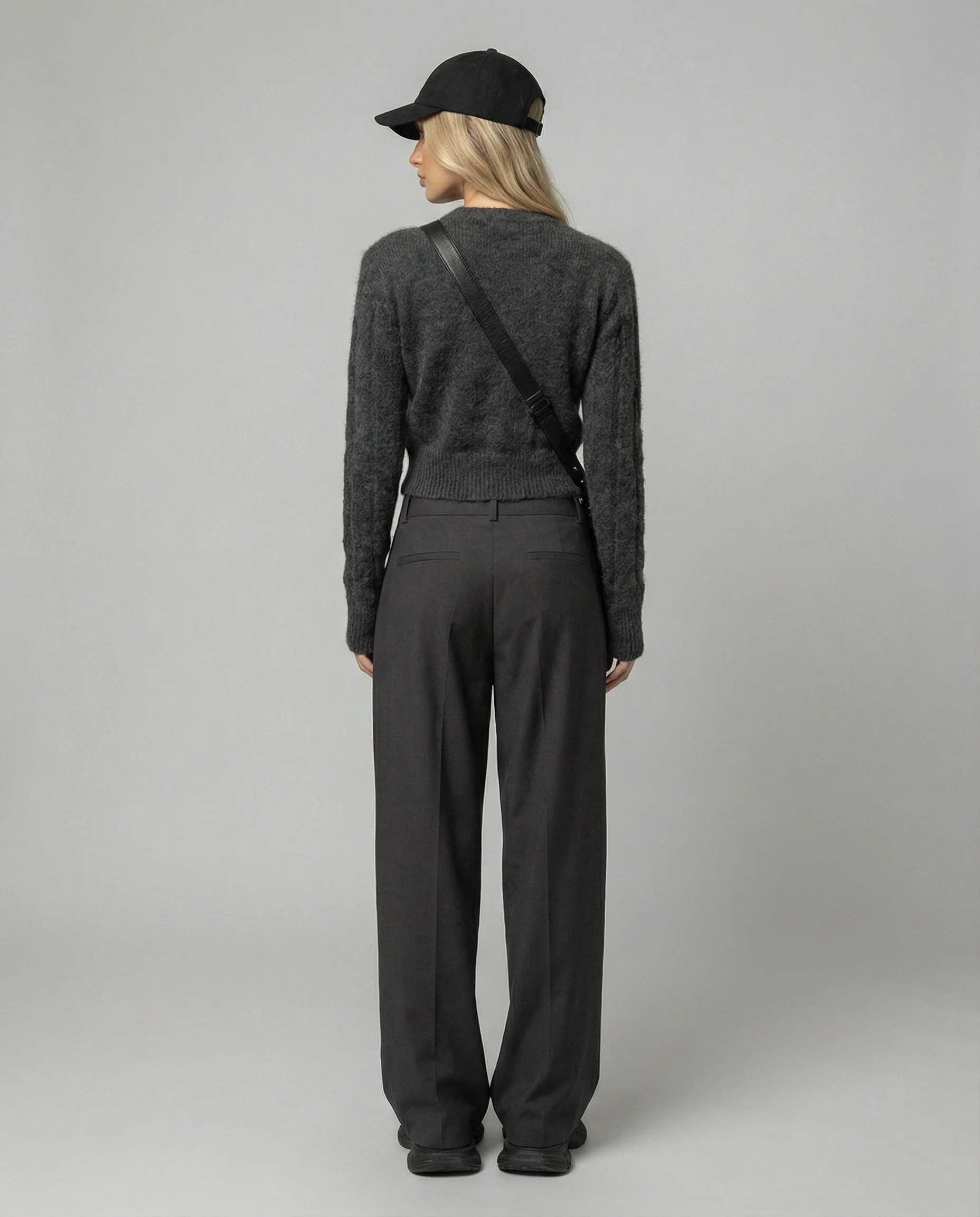Modisches Strickpullover Set mit weiter Hose für stylische Teenager - Image 3