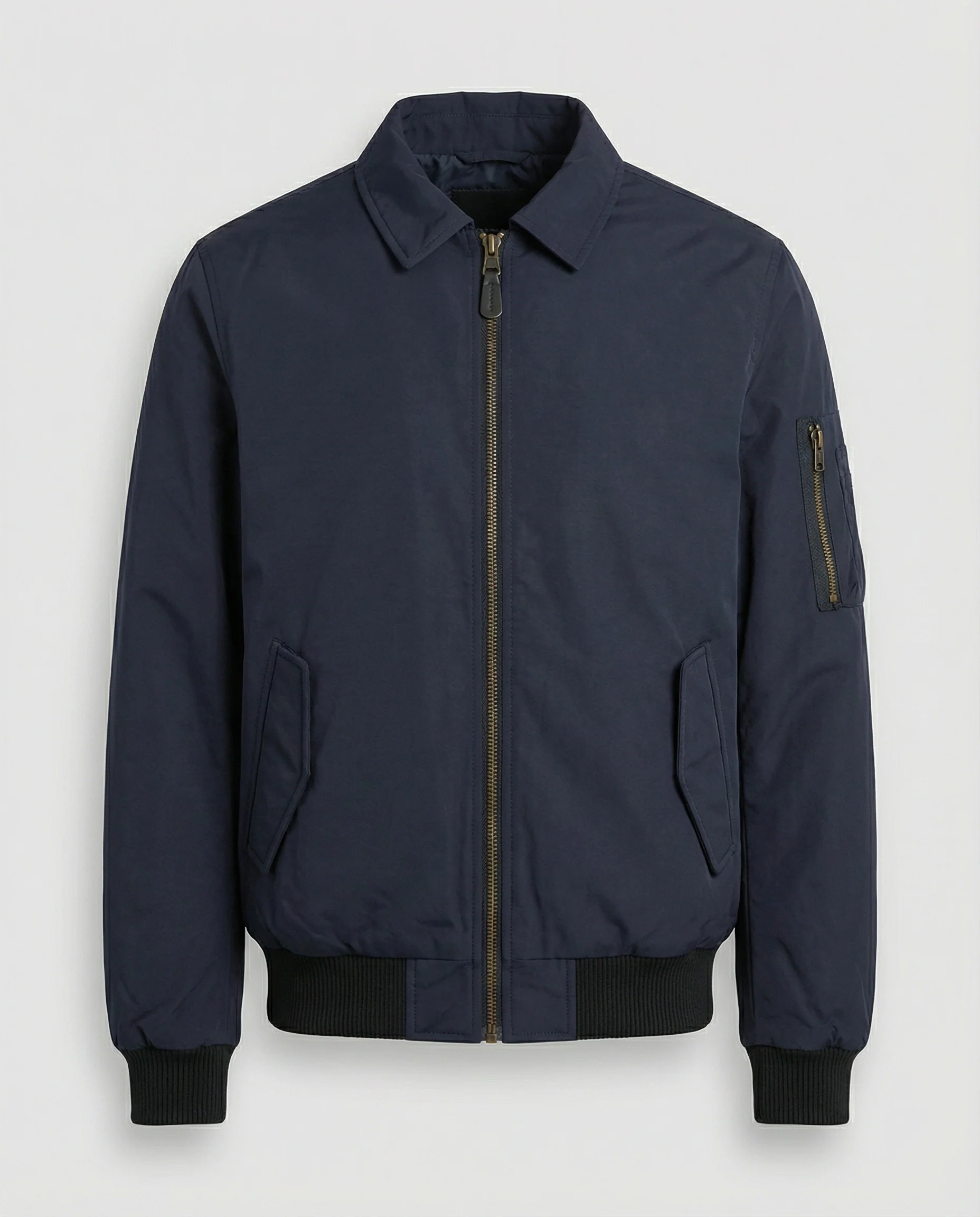 Retro Bomberjacke Cleanfit Style Gefüttert Kurz & Breit - Image 5