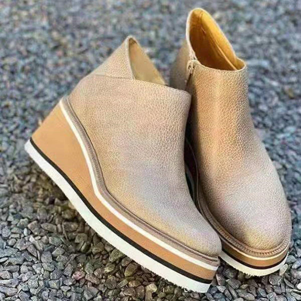 Orthopädische Leder-Sneaker mit Komfortsohle Heidi Mode - Image 4