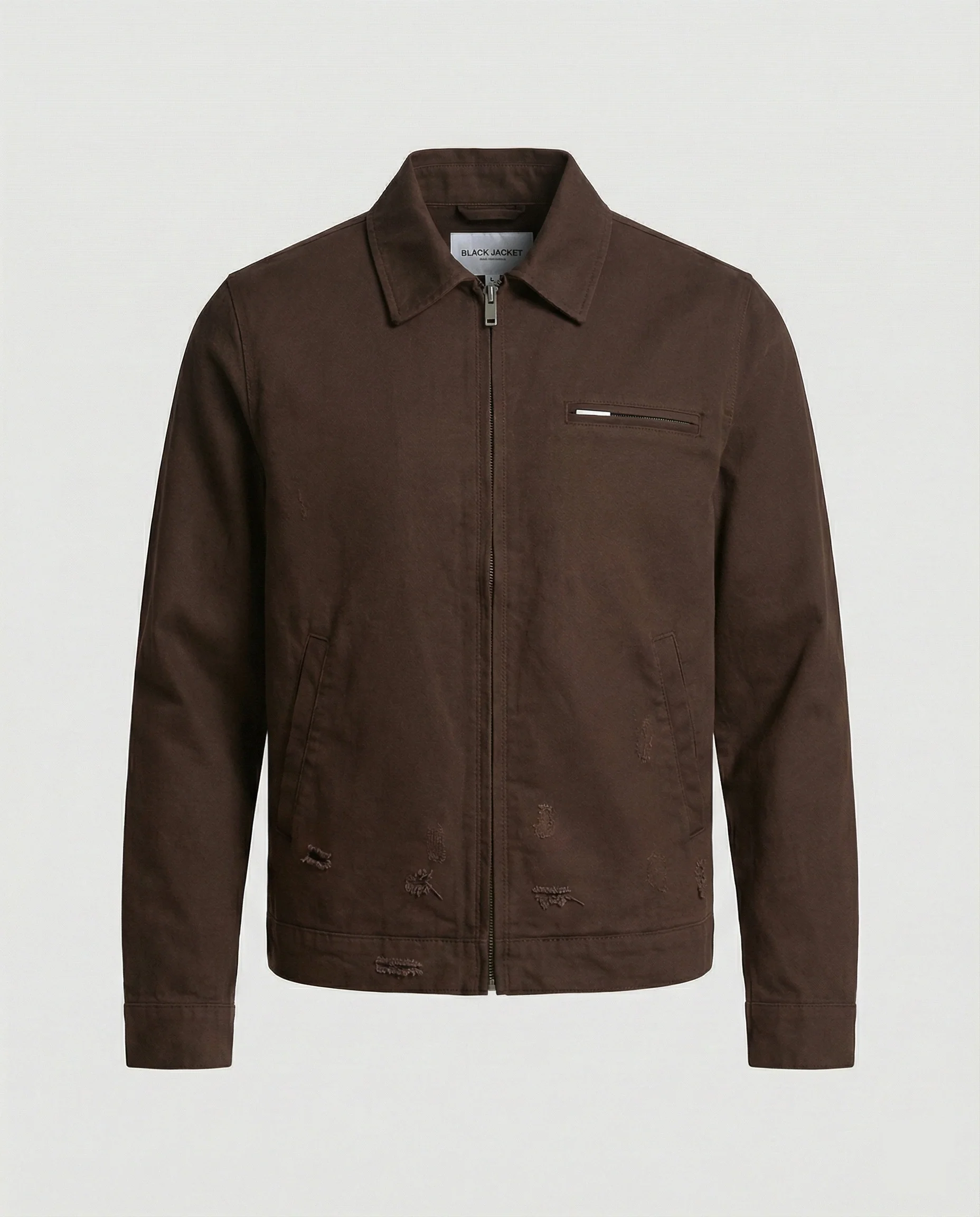 Retro Detroit Jacke Vintage Look - Image 5