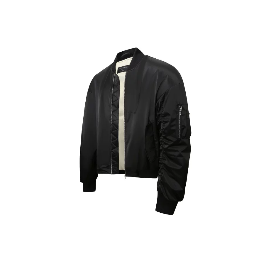 RTIMFD MA1 Bomberjacke US-Style Fliegerjacke 3M Wattiert Wasserabweisend Kurz - Image 2