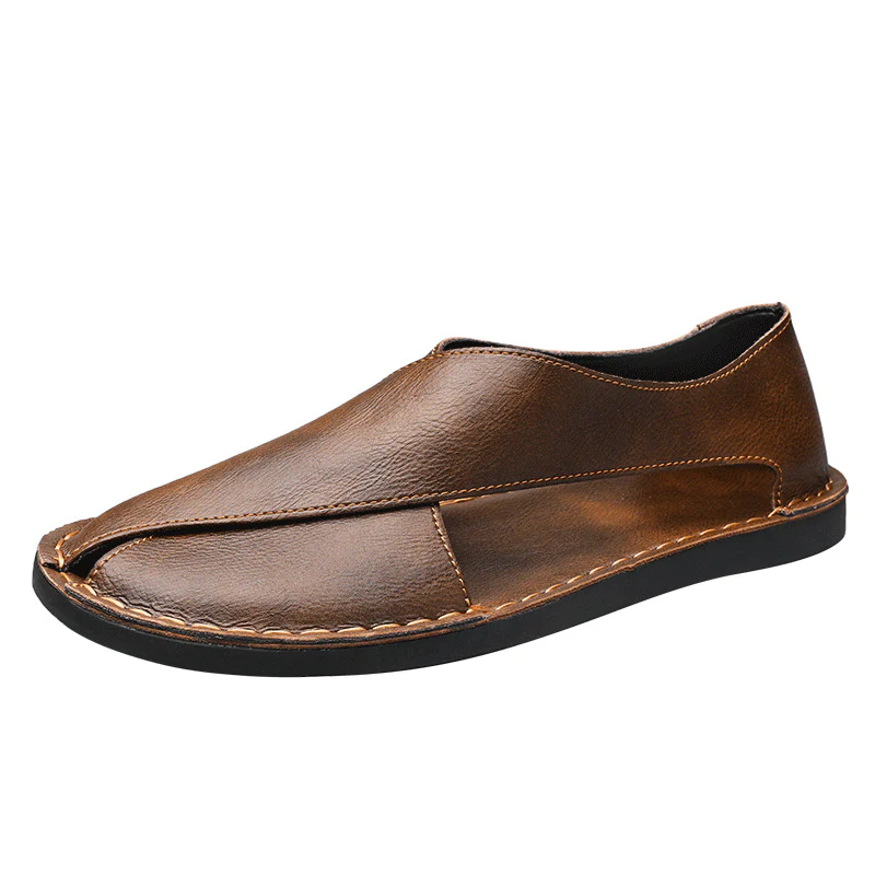 Sandalen aus echtem Leder für den Strand Heidi Mode - Image 3