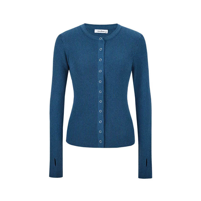 Schmaler Damen Strick-Cardigan Herbst-Jacke in schicken modernen Farben - Image 10