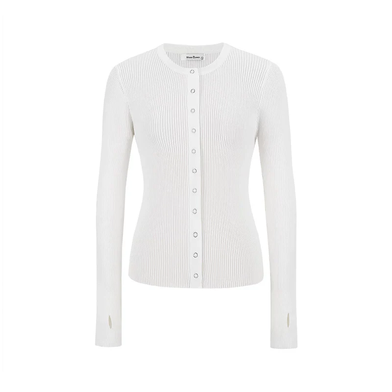 Schmaler Damen Strick-Cardigan Herbst-Jacke in schicken modernen Farben - Image 5