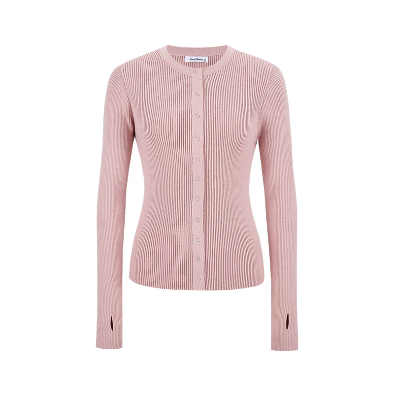 Schmaler Damen Strick-Cardigan Herbst-Jacke in schicken modernen Farben - Image 9