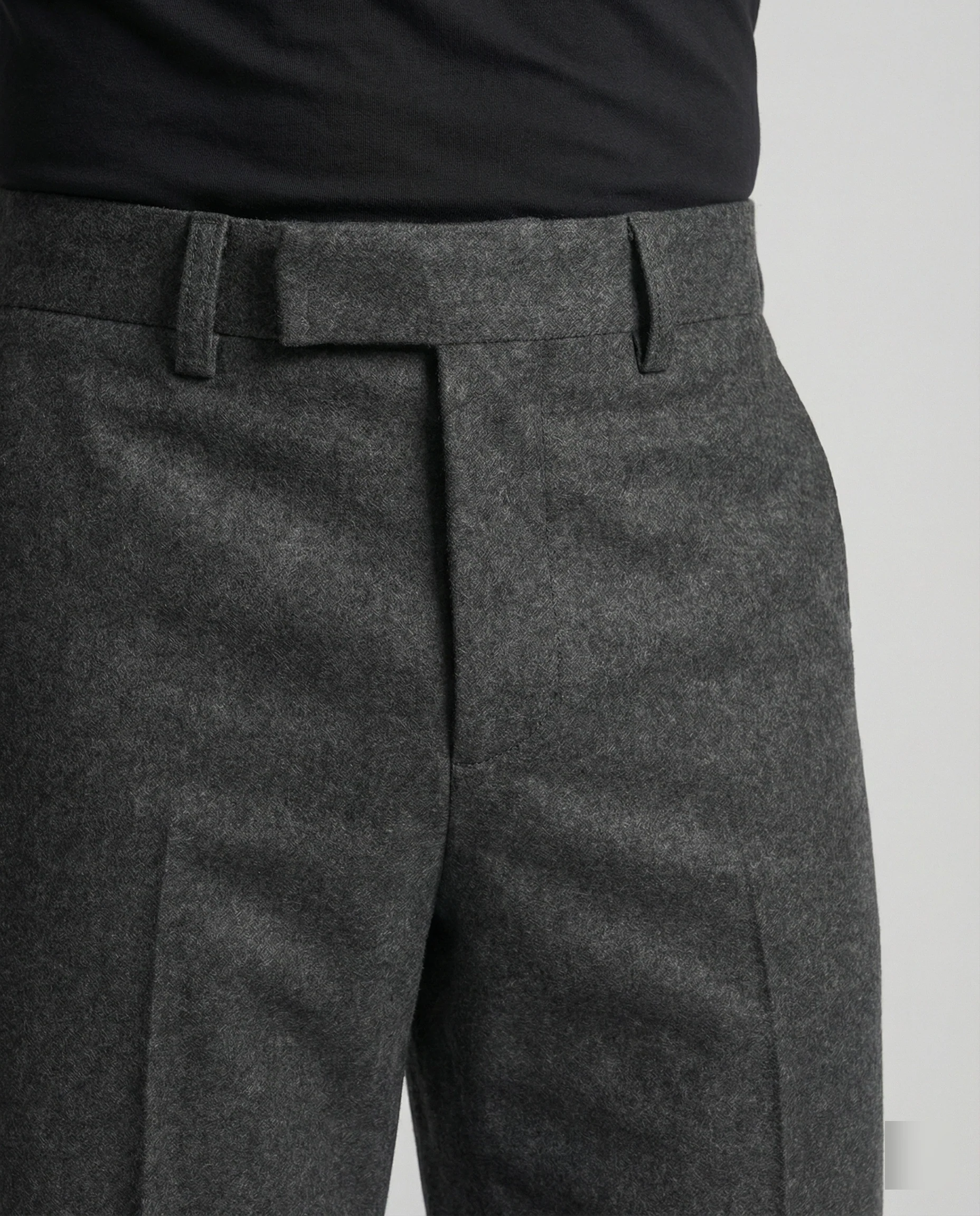 Schwere Herren Wollhose Selbsterwärmend Loose Fit Business Casual - Image 2
