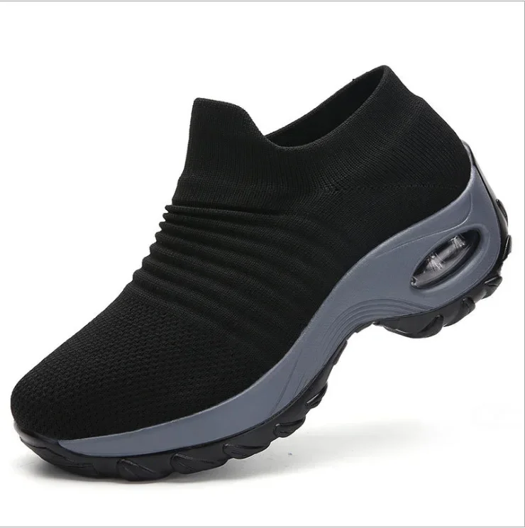 Damen Sneakers Plattform Freizeit Atmungsaktiv Textil Heidi Mode - Image 10