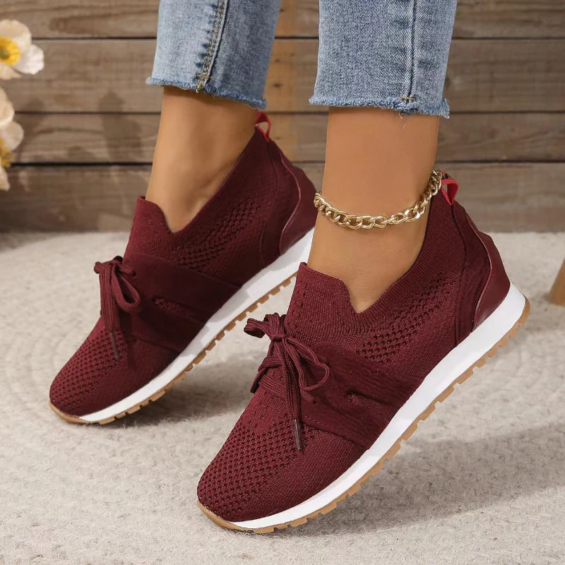 Slip-On Sneakers - Orthopädische Schuhe aus Mesh für Damen Heidi Mode - Image 5