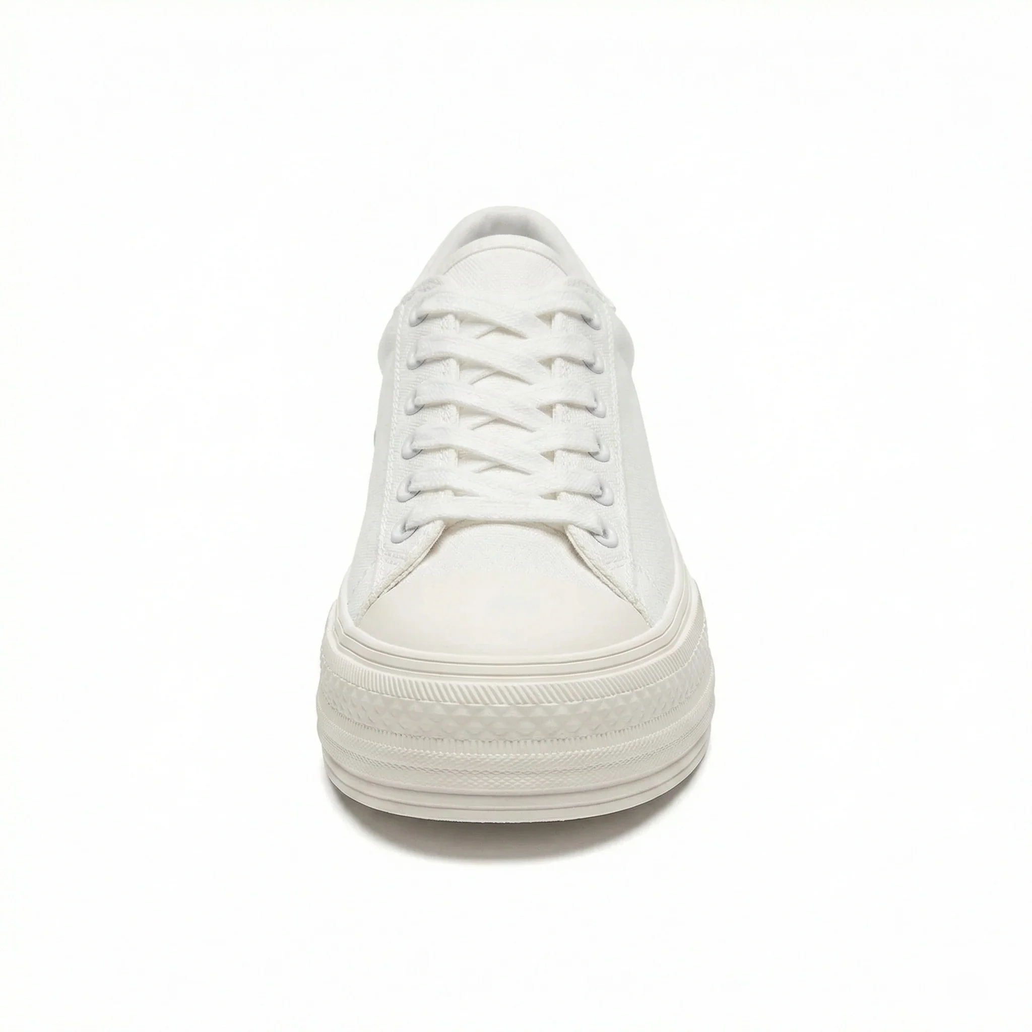 Stilvolle Weiße Damen Canvas Sneaker Bequeme Stoffschuhe für jeden Rock - Image 3