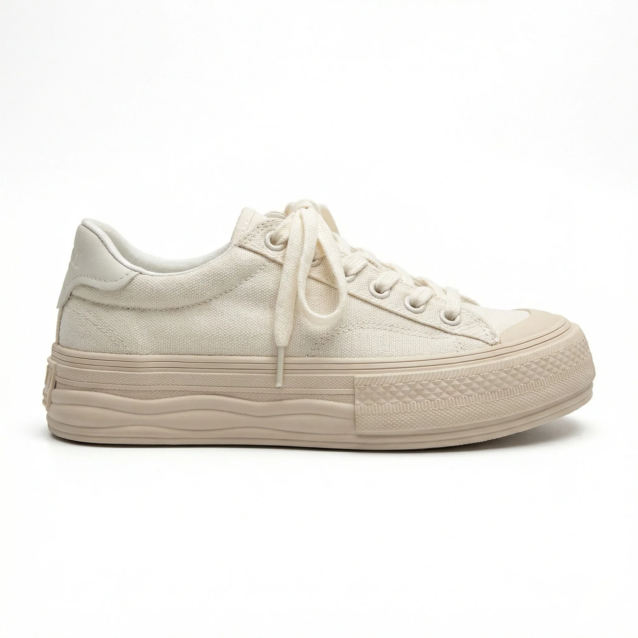 Stilvolle Weiße Damen Canvas Sneaker Bequeme Stoffschuhe für jeden Rock - Image 6