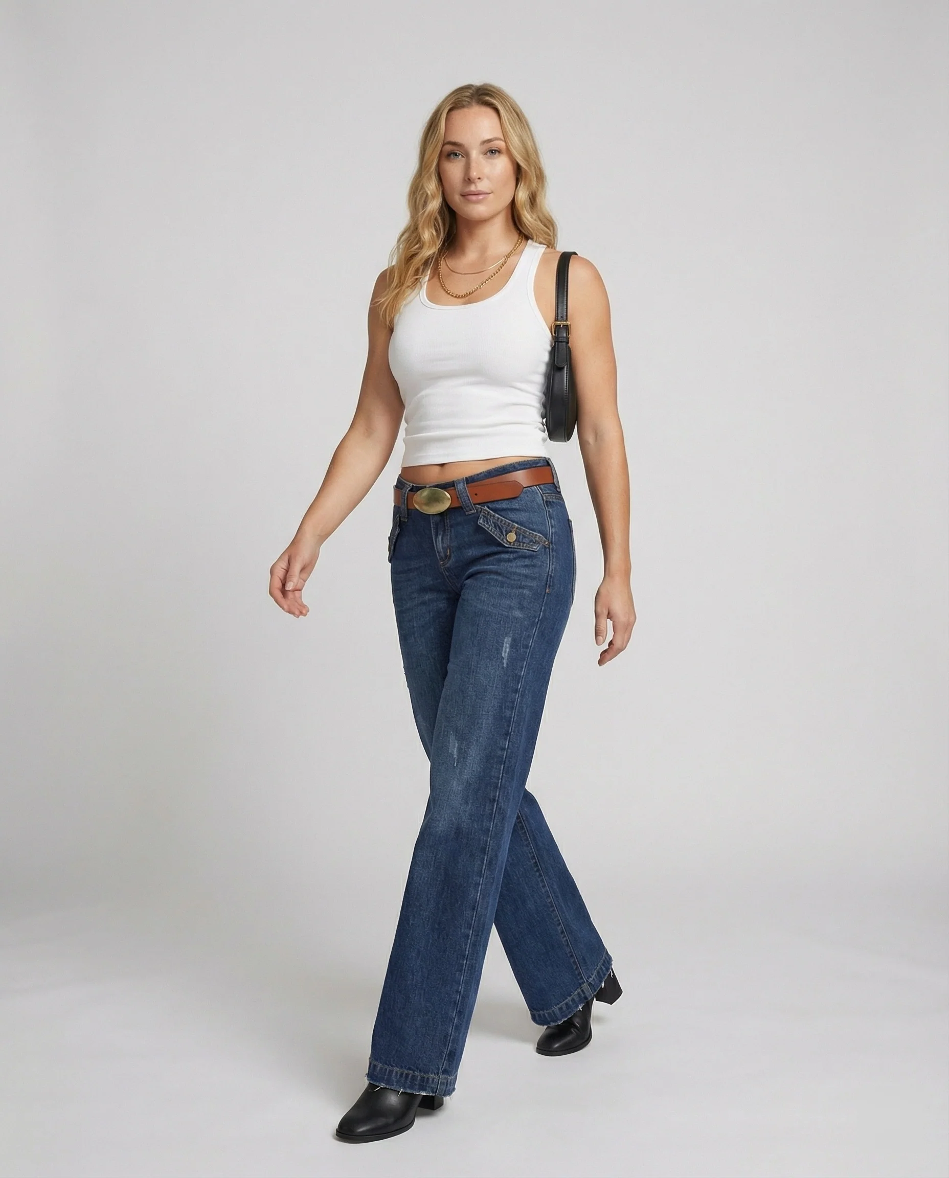 Ripp-Top Ärmellos Rückenfrei Slim-Fit Sommer Weste - Image 2