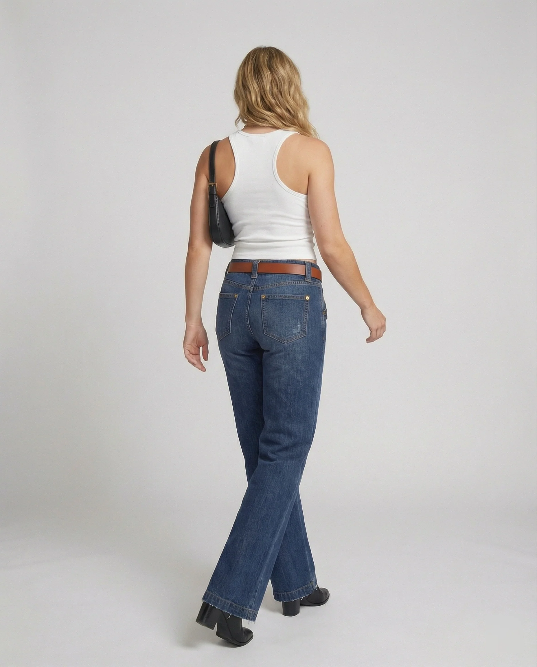 Ripp-Top Ärmellos Rückenfrei Slim-Fit Sommer Weste - Image 3