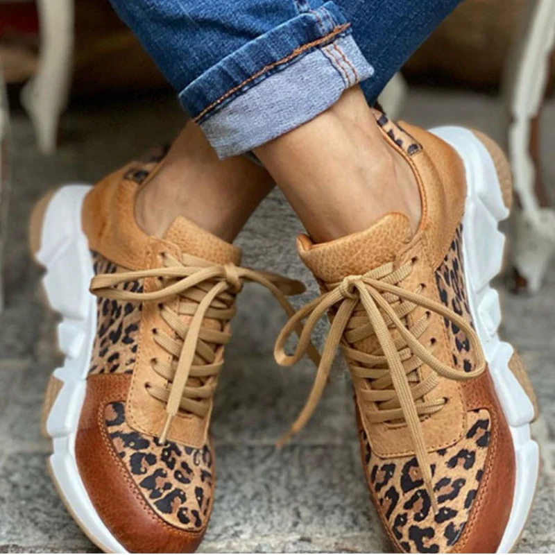 Turnschuhe mit Leopardenmuster Heidi Mode - Image 2