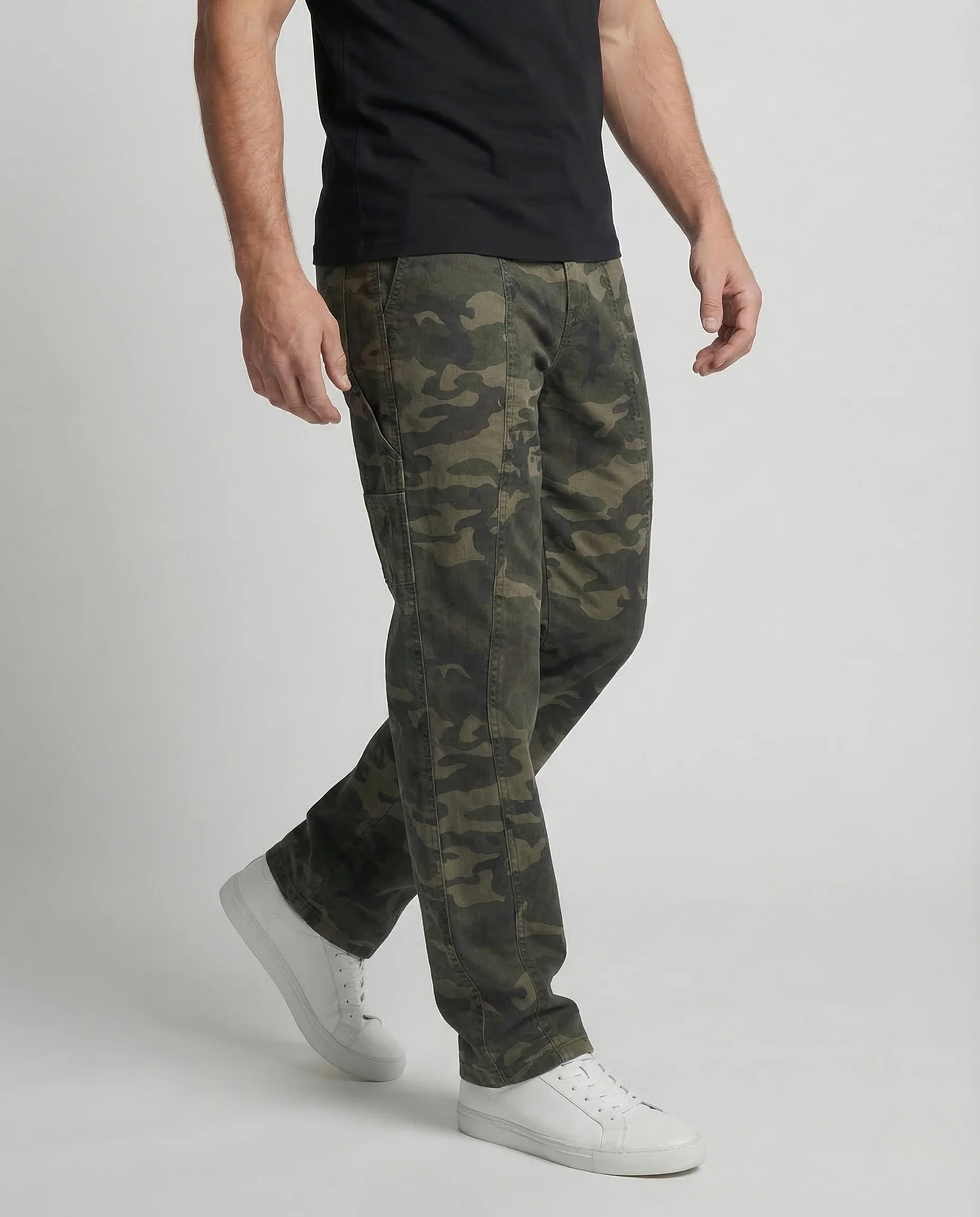 Unisex Cargohose Camouflage Gerade - Image 2