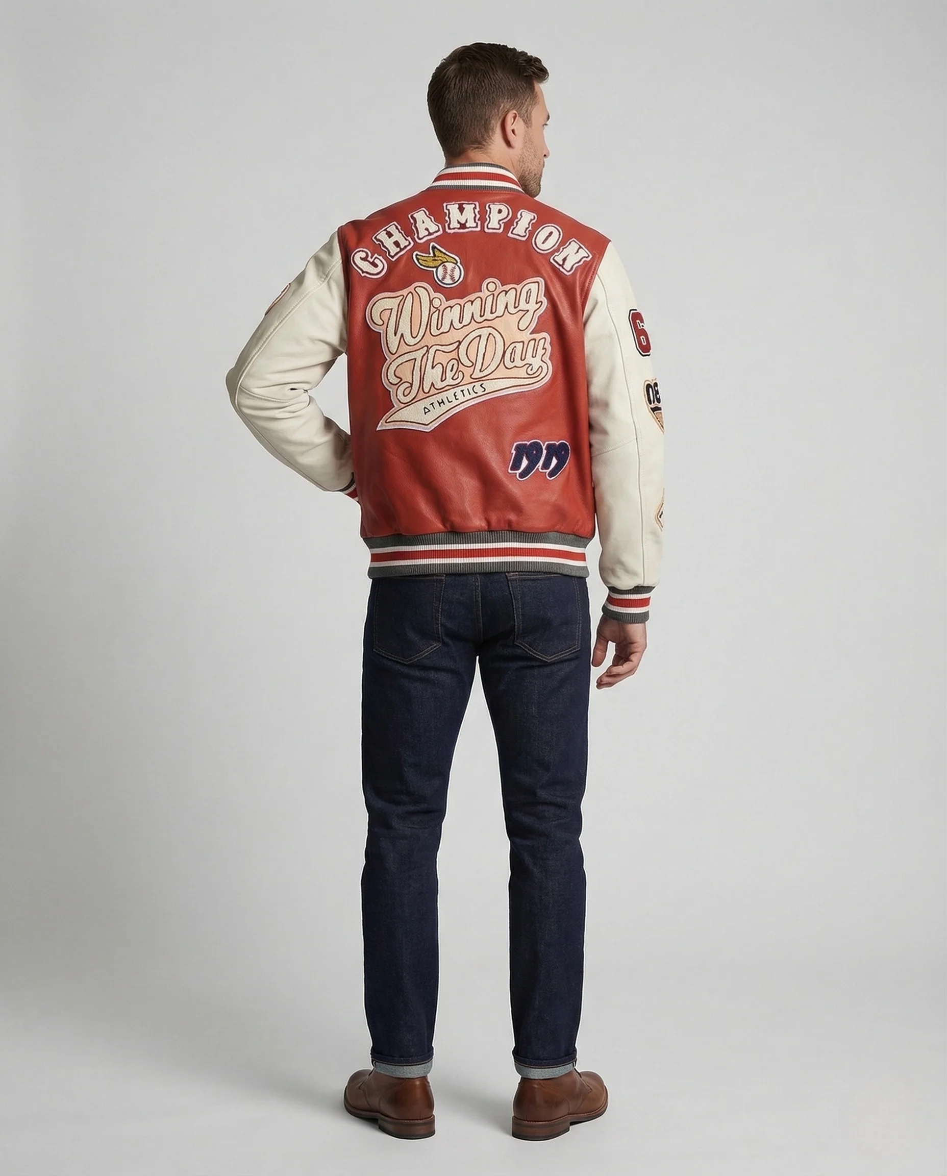 Unisex College Lettermanjacke - Image 4