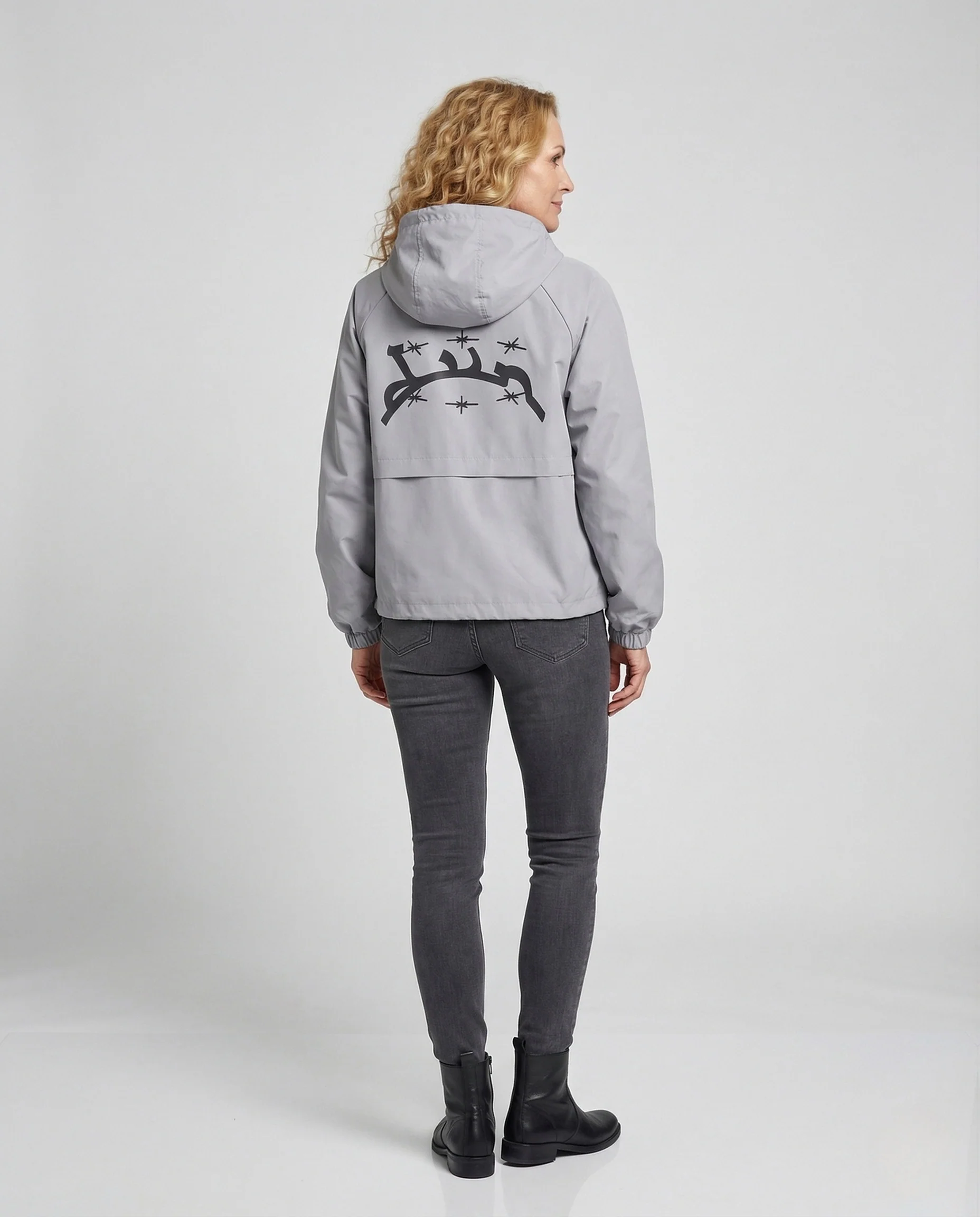 Unisex Kapuzenjacke leicht wasserabweisend mit Reißverschluss - Image 4
