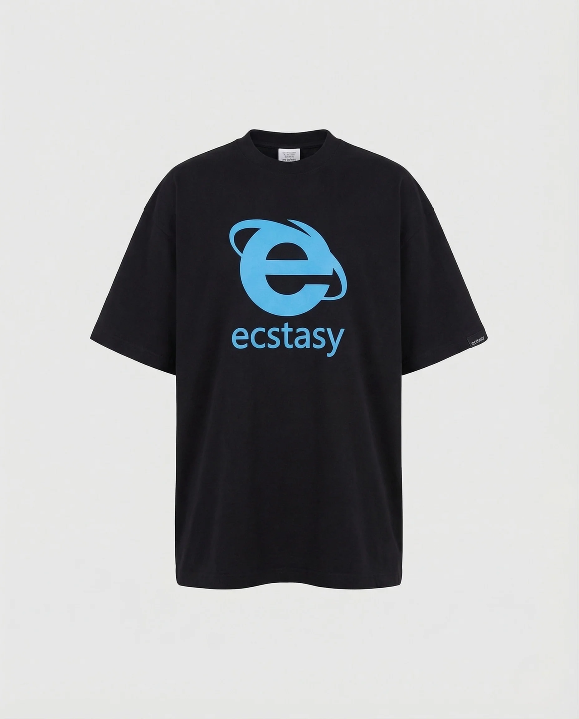 Unisex Oversize T Shirt mit Retro Logo Print - Image 5